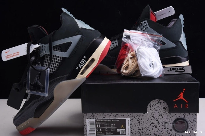 Kicktheory x Retro Bred Jordan Air White CV9388-001 4 Off 0803